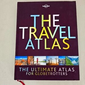 The Travel Atlas by Lovely Planet Hardcover Book Published 2018 New